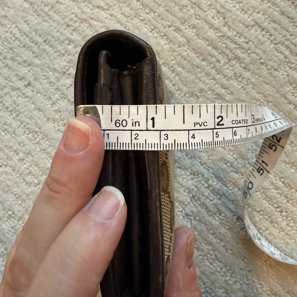 Gucci GG fabric and leather long snap closure wallet - Picture 15 of 15